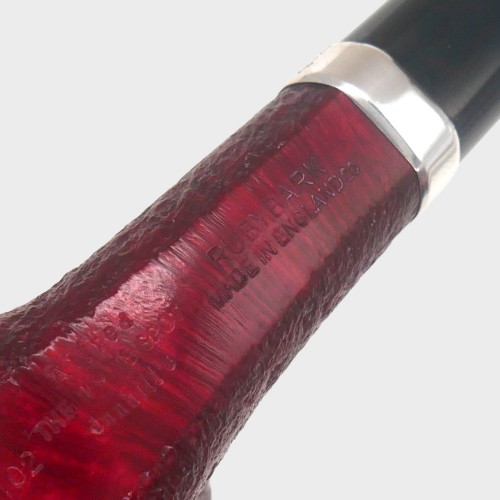 Alfred Dunhill - The White Spot Ruby Bark 3102 Group 3 Bent Pipe (DUN1033)