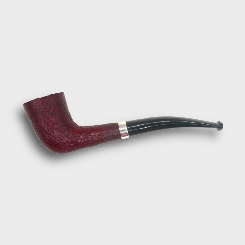 Alfred Dunhill - The White Spot Ruby Bark 3421 Group 3 Bent Zulu Pipe (DUN1034)
