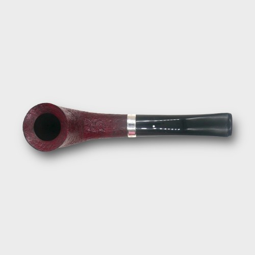 Alfred Dunhill - The White Spot Ruby Bark 3421 Group 3 Bent Zulu Pipe (DUN1034)