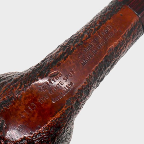 Alfred Dunhill - The White Spot Cumberland 4113 Group 4 Bent Apple Pipe (DUN1054)