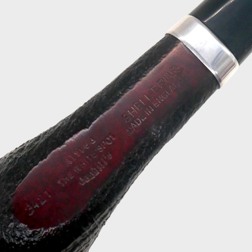 Alfred Dunhill - The White Spot Shell Briar 3421 Group 3 Zulu Bent Pipe (DUN1057)
