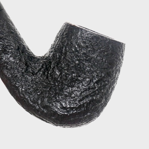 Alfred Dunhill - The White Spot Shell Briar 4102 Group 4 Bent Fishtail Pipe (DUN1060)