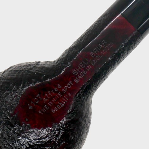 Alfred Dunhill - The White Spot Shell Briar 4107 Group 4 Prince Straight Pipe (DUN1061)