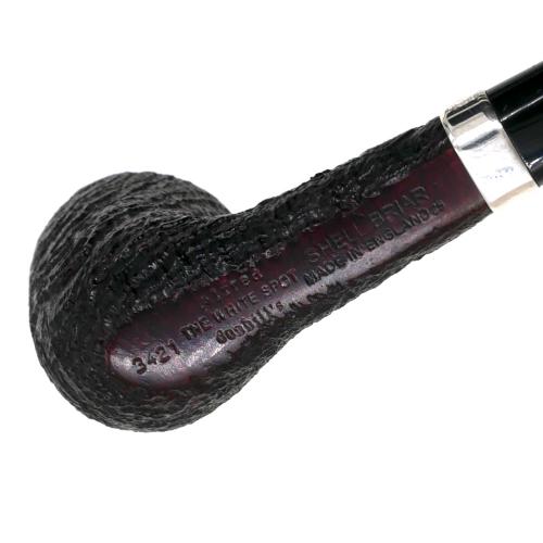 Alfred Dunhill - The White Spot Shell Briar 3421 Group 3 Zulu Bent Pipe (DUN900)
