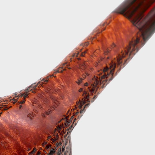 Alfred Dunhill - The White Spot County 5113 Group 5 Bent Apple Fishtail Pipe (DUN968)