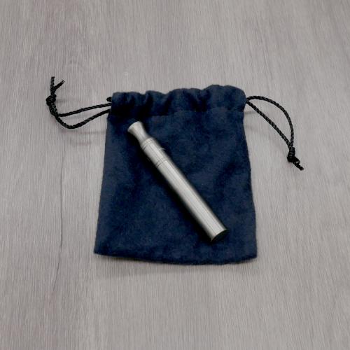 Dunhill White Spot Tamper & Prod - Titanium Satinated