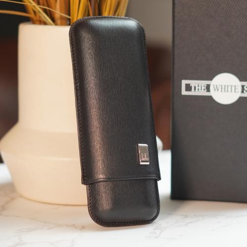 Dunhill Sidecar Cigar Case Corona Extra - Black - Fits 2 Cigars