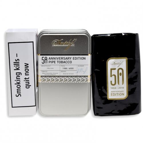 Davidoff Limited Edition 50 Years 50th Pipe Tobacco 100g Tin