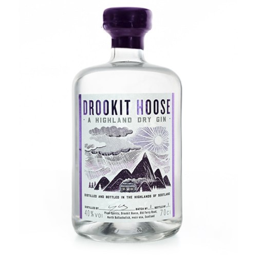 Drookit Hoose Gin - 40% 70cl