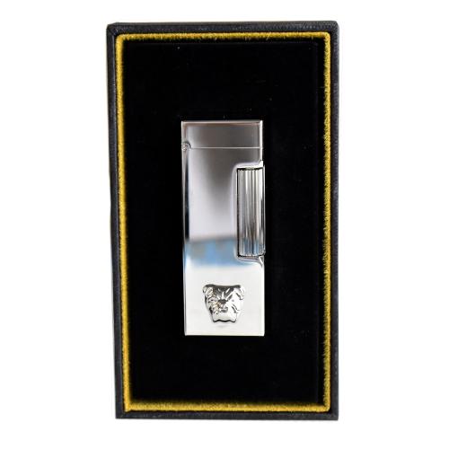 Dunhill - Bulldog Palladium Plated Rollagas Lighter