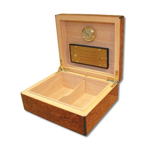 Elie Bleu Humidor - Bubinga - 50 Cigar Capacity