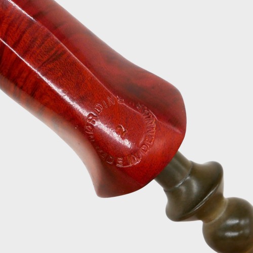 SLIGHT SECONDS Erik Nording Freehand Orange Grain 2 Fishtail Pipe (EN252)