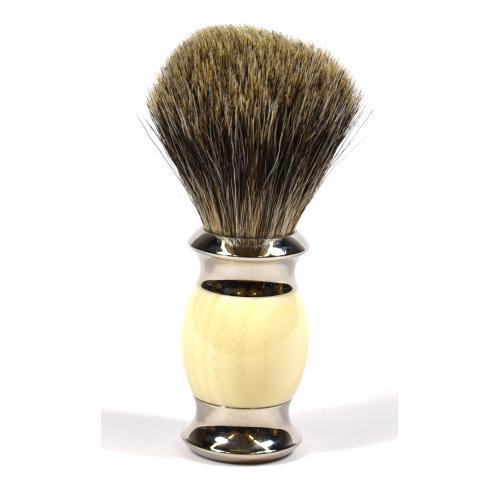 Gentlemans Shaving Set 3 Pieces Ivory White