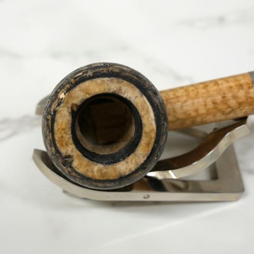 Corn Cob Elf Cobbit Bent Fishtail Pipe - Black