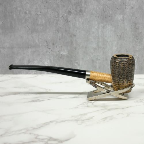 Corn Cob Elf Cobbit Bent Fishtail Pipe - Black