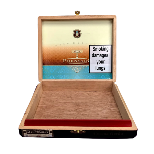 Empty Alec Bradley Prensado Corona Gorda Cigar Box