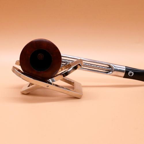 Falcon Standard Smooth Curved  Aluminium Briar Fishtail Pipe (FAL588)