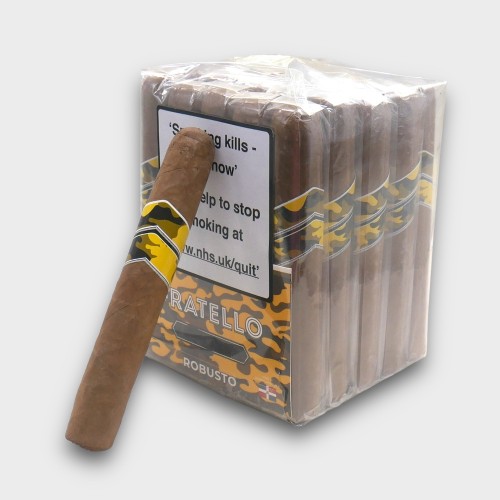 Fratello Camo Yellow Robusto Cigar - Bundle of 25