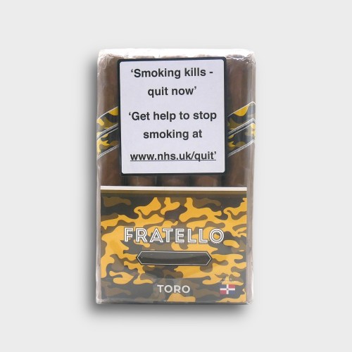 Fratello Camo Yellow Toro Cigar - Bundle of 25