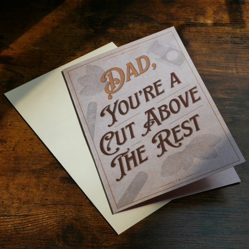 A Cut Above the Rest Fathers Day Gift Sampler - 3 Cigars, Cutter and Card