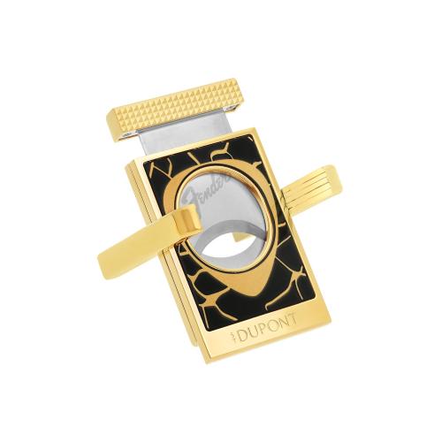 ST Dupont Cigar Cutter & Cigar Stand - Fender - Black & Gold