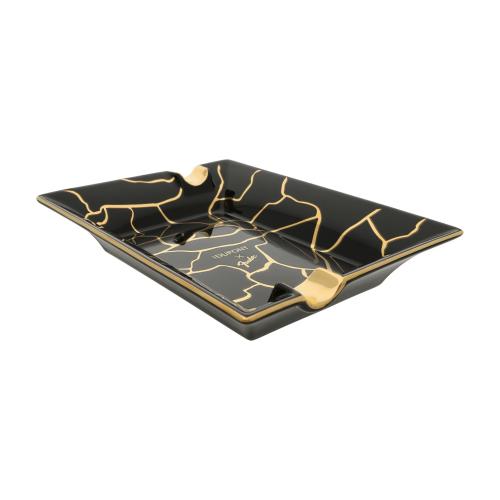 ST Dupont Cigar Ashtray - Fender - Black & Gold