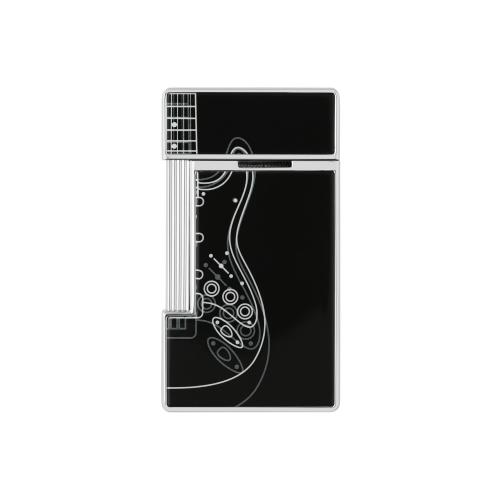 ST Dupont Lighter - Slimmy - Fender - Black & Chrome