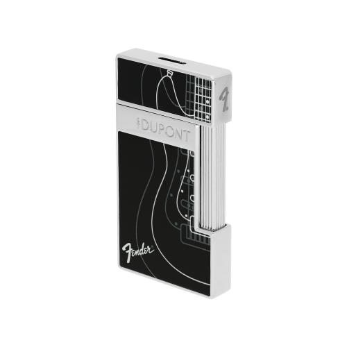 ST Dupont Lighter - Slimmy - Fender - Black & Chrome