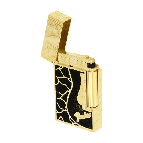 ST Dupont Lighter - Ligne 2 - Fender - Black & Gold