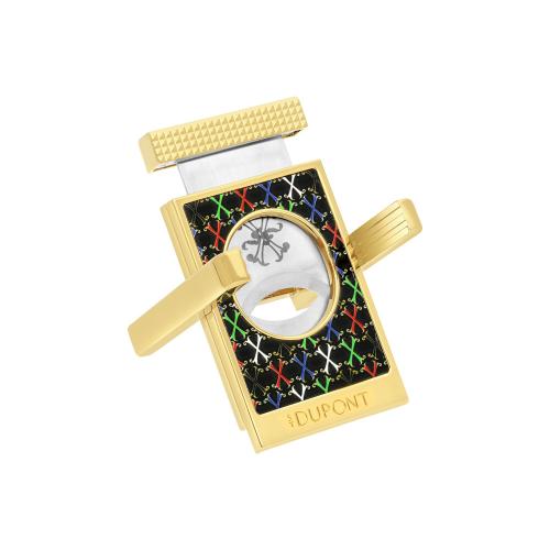 ST Dupont Cigar Cutter & Cigar Stand - Fuente Black & Golden