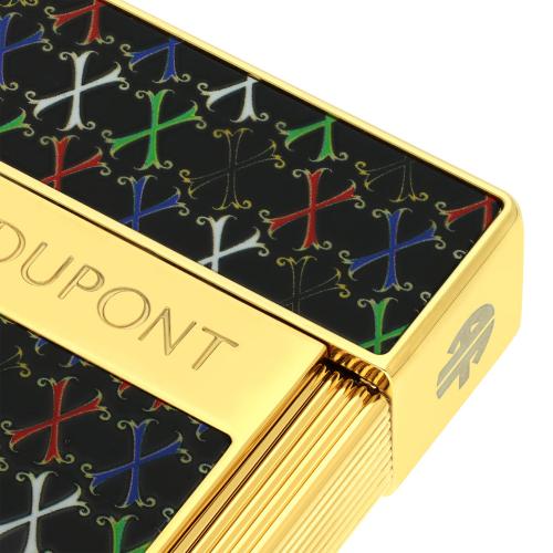 ST Dupont Lighter - Biggy - Fuente Black & Golden