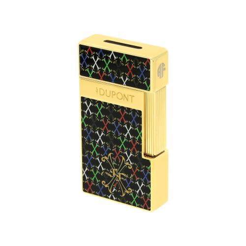 ST Dupont Lighter - Biggy - Fuente Black & Golden
