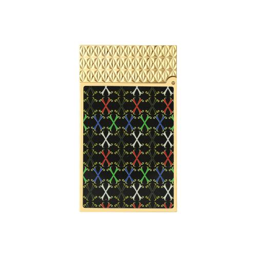 ST Dupont Lighter - Ligne 2 - Fuente Black & Yellow Gold