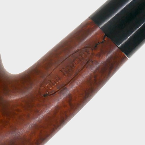 SLIGHT SECONDS Great British Classic Bent Dublin Smooth Fishtail Pipe (GBC271)