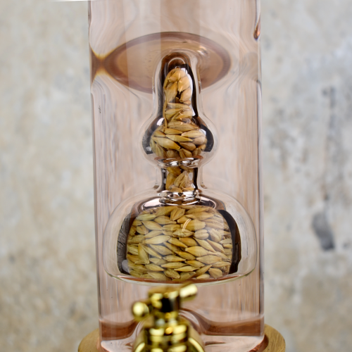 Gin Barley Tap and Two Glasses Decanter (Stylish Whisky) - 40% 350ml