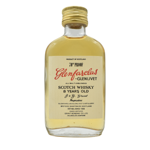 Glenfarclas Glenlivet Gordon & Macphail 8 Year Old Miniature - 70 Proof 5cl