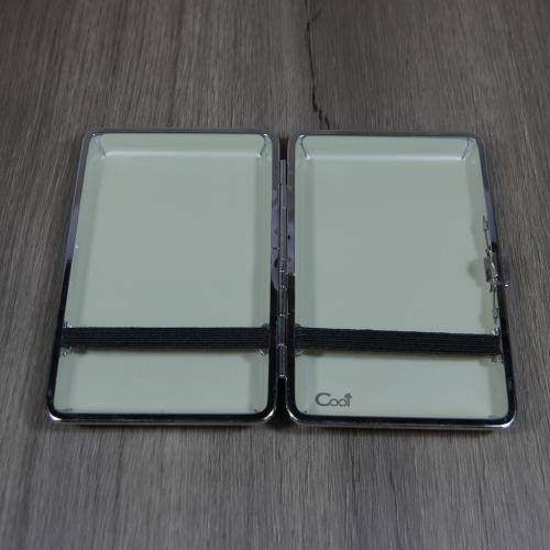 Cigarette Case - Glitter - Holds 20 Kingsize Cigarettes - Orange