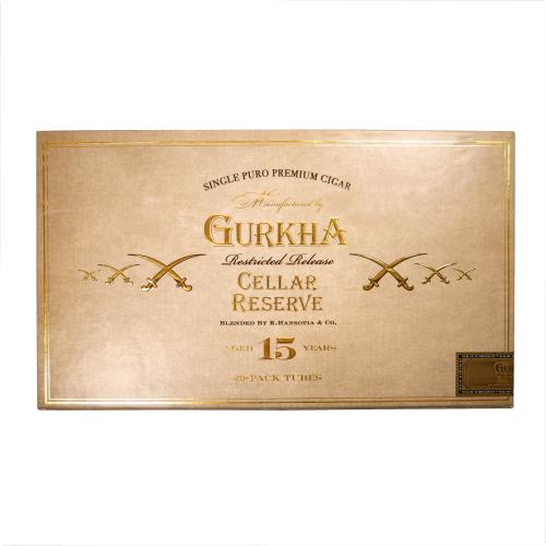 Gurkha Cellar Reserve 15 Year Old Gold Hedonism Tubed - Box of 20