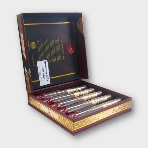 Gurkha (Abuelo) Private Select Churchill Maduro Tubed - Box of 5