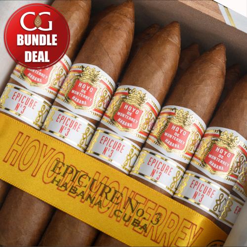 Hoyo de Monterrey Epicure No. 3 Cigar - 2 x Box of 10 (20) Bundle Deal