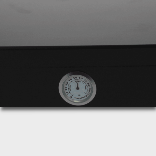 Classic - Black - Desk Top Humidor - 20 Cigars Capacity