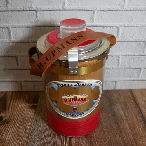 Rare Empty H.Upmann 25 Noellas Vintage Replica Glass Jar