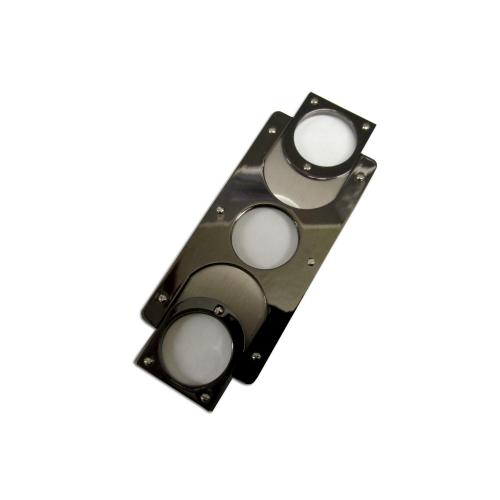 Twin Bladed Chrome Square Cigar Cutter