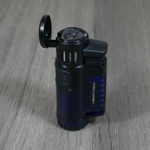Vertigo by Lotus - Hawk Triple Torch Flame Lighter - Blue
