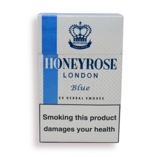 Honeyrose London Blue Flip Top - 20 Packs of 20 Herbal cigarettes (400)
