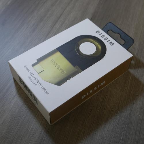 Dissim - Inverted Dual Torch Windproof Lighter - Silver