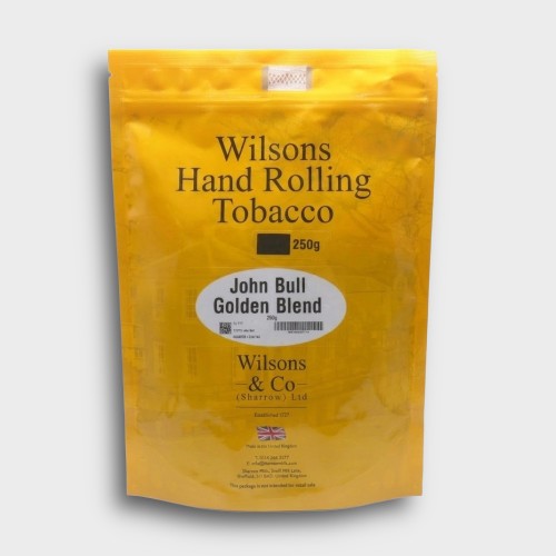 Wilsons of Sharrow John Bull Golden Blend Hand Rolling Tobacco 250g Bag