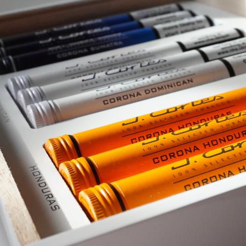 J. Cortes Tubed Selection Gift Box - 9 Cigars - LIMITED EDITION