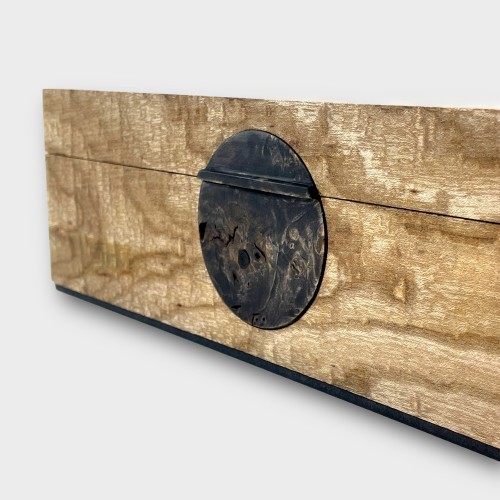 Jonathon Vaiksaar Artemis Small Regular Humidor - Spalted Oak - 70 Cigar Capacity
