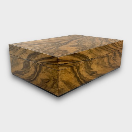 Jonathon Vaiksaar Natural Small Regular Humidor - Walnut - 70 Cigar Capacity